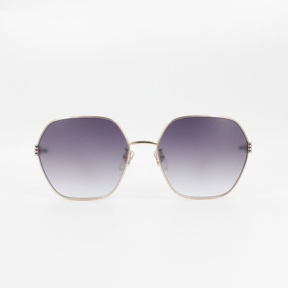 Gucci GG1285 Square Sunglasses Gold Gray OS - Picture 14 of 16